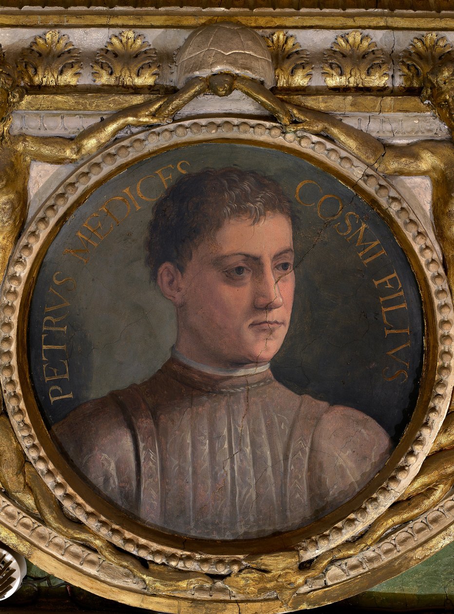 Piero de Medici kutsui Kihtiä tekijältä Giorgio Vasari