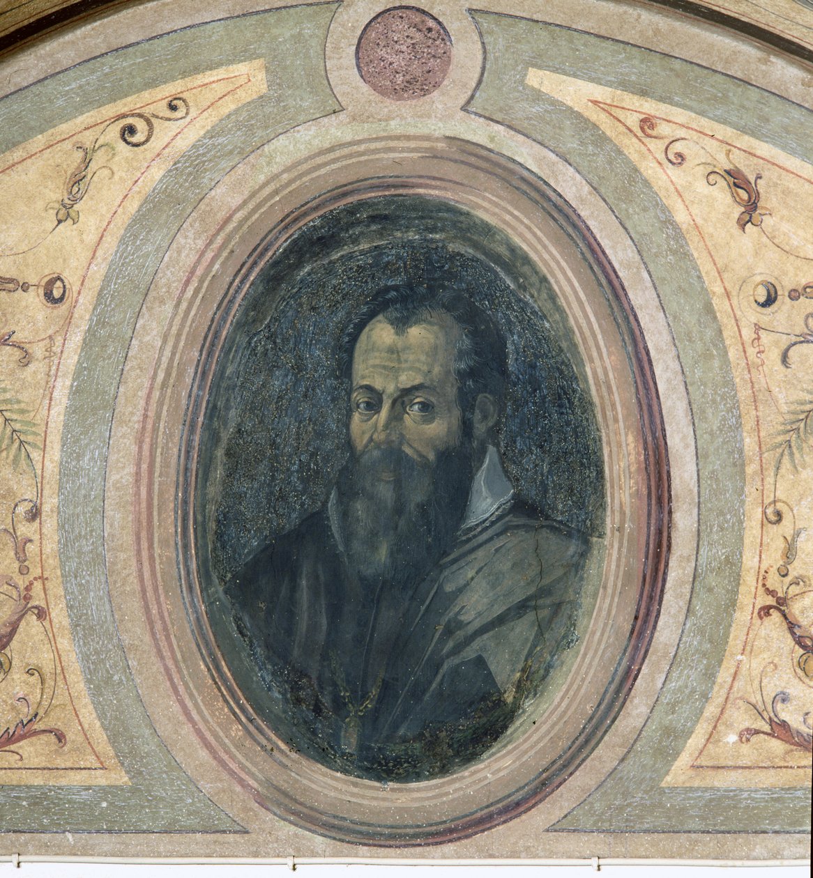 Miehen muotokuva, Camera della Fama, 1548 tekijältä Giorgio Vasari