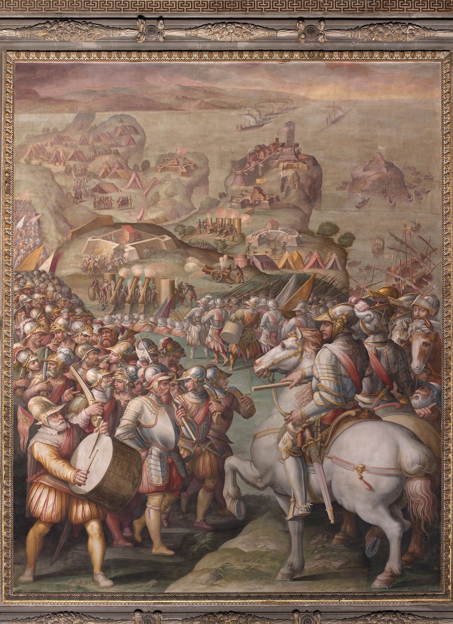 Presa di Porto Ercole Porto Ercolen kaappaus tekijältä Giorgio Vasari