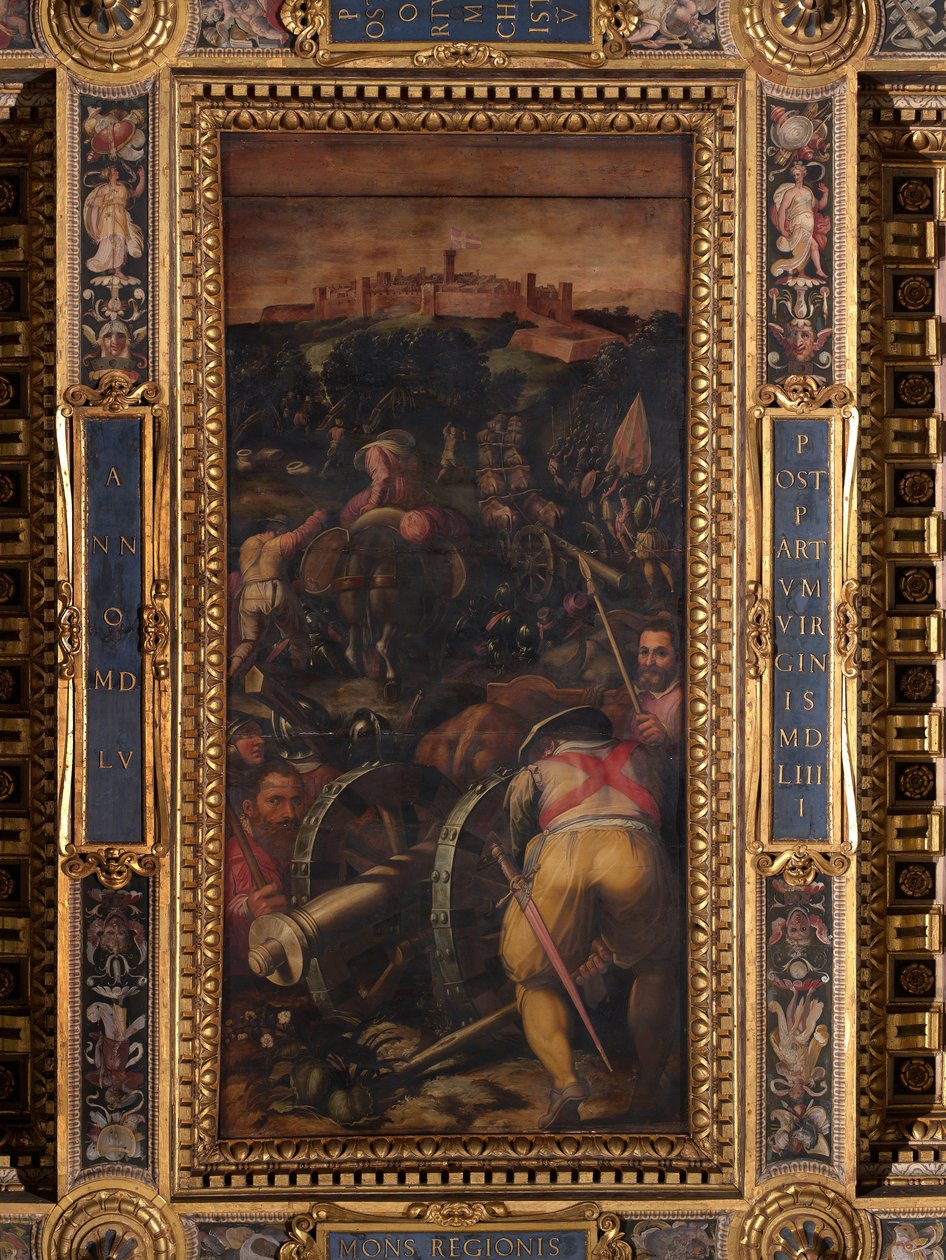 Monteriggionin myrsky tekijältä Giorgio Vasari