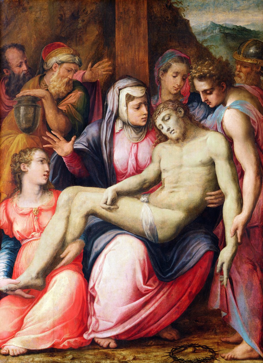 Kunnianloukkaus, n.1540 (tempera paneelille). tekijältä Giorgio Vasari