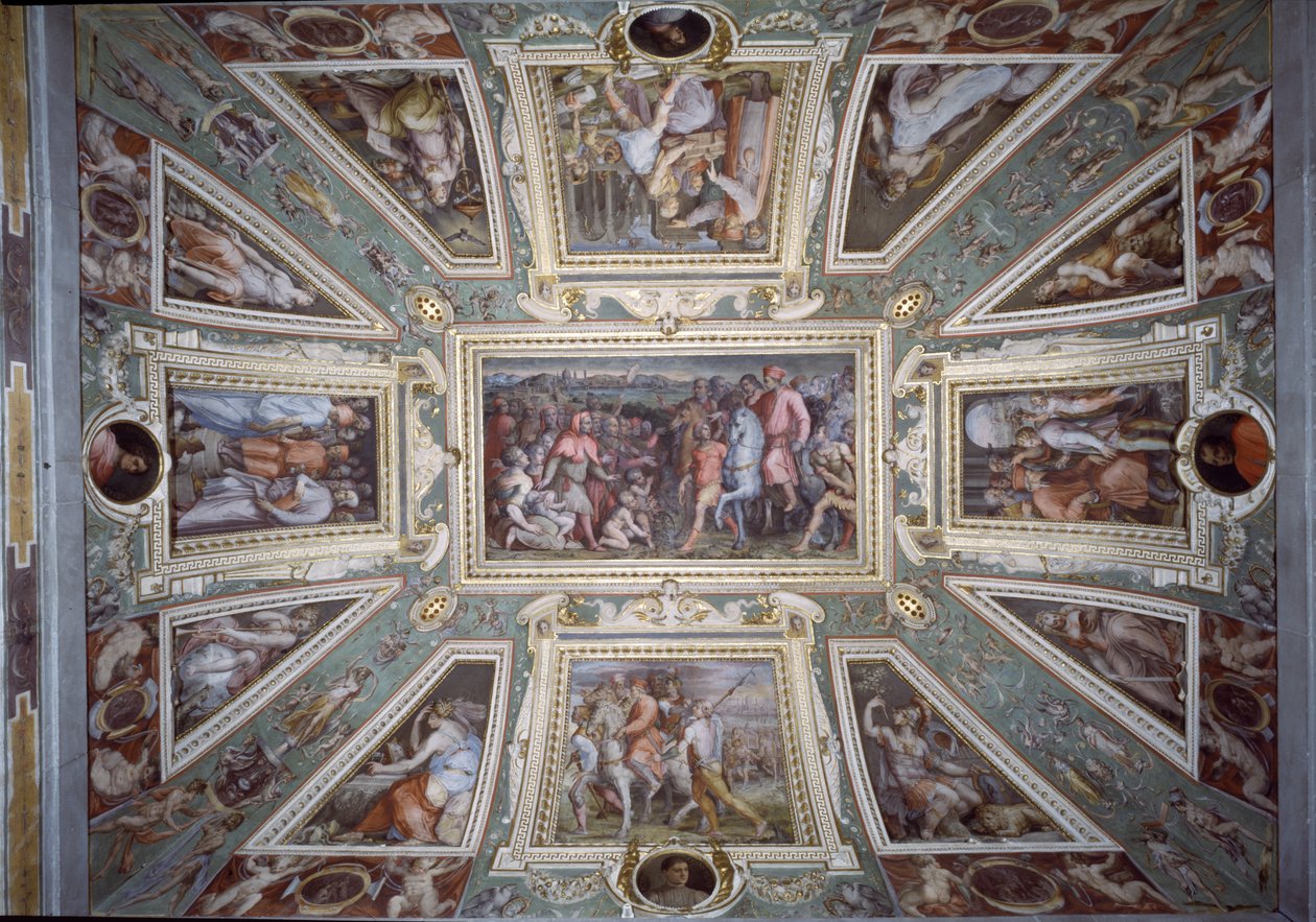 Sala di Cosimo Il Vecchion katto, jossa Cosimo de 