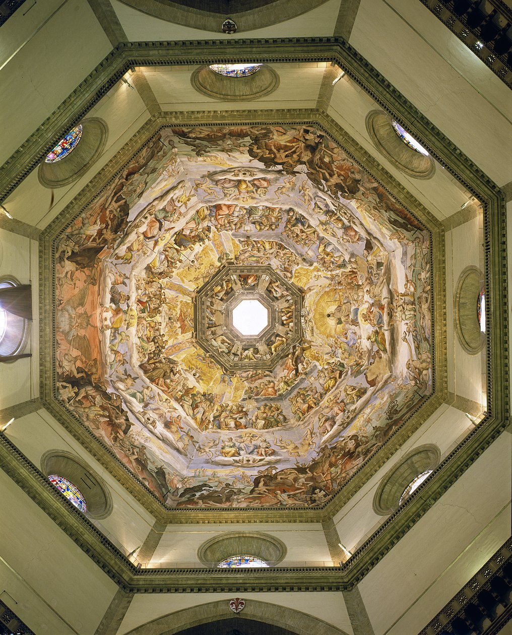 Viimeinen tuomio, Duomon kupolista, 1572-79 tekijältä Giorgio Vasari