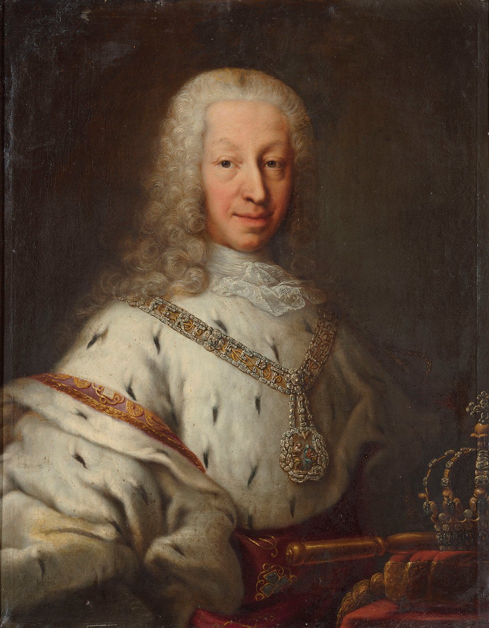Carles Emmanuel III 1701-1773, duc de Savoia i rei de Sardenya, primera meitat del segle XVIII.. finlandès tekijältä Giorgio Domenico Duprà