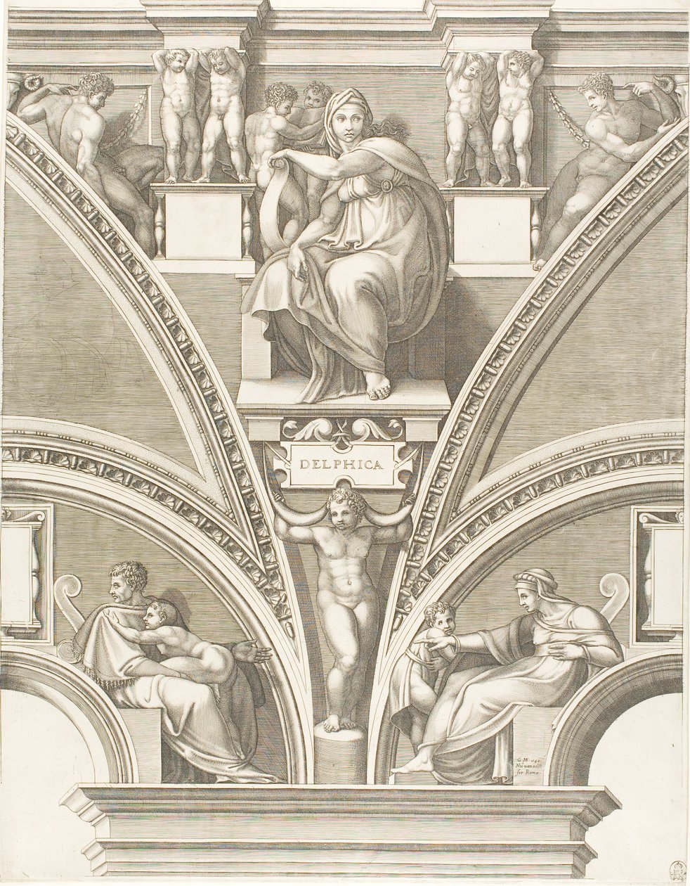 Delphic Sibyl tekijältä Giorgio Ghisi