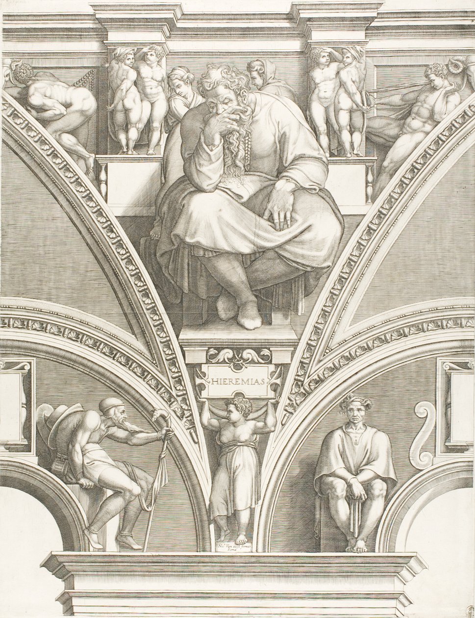 Profeetta Jeremia tekijältä Giorgio Ghisi