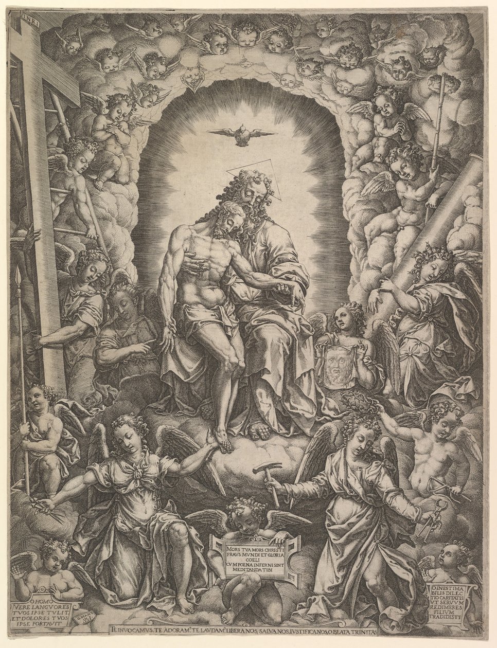 Kolminaisuus, 1576. tekijältä Giorgio Ghisi
