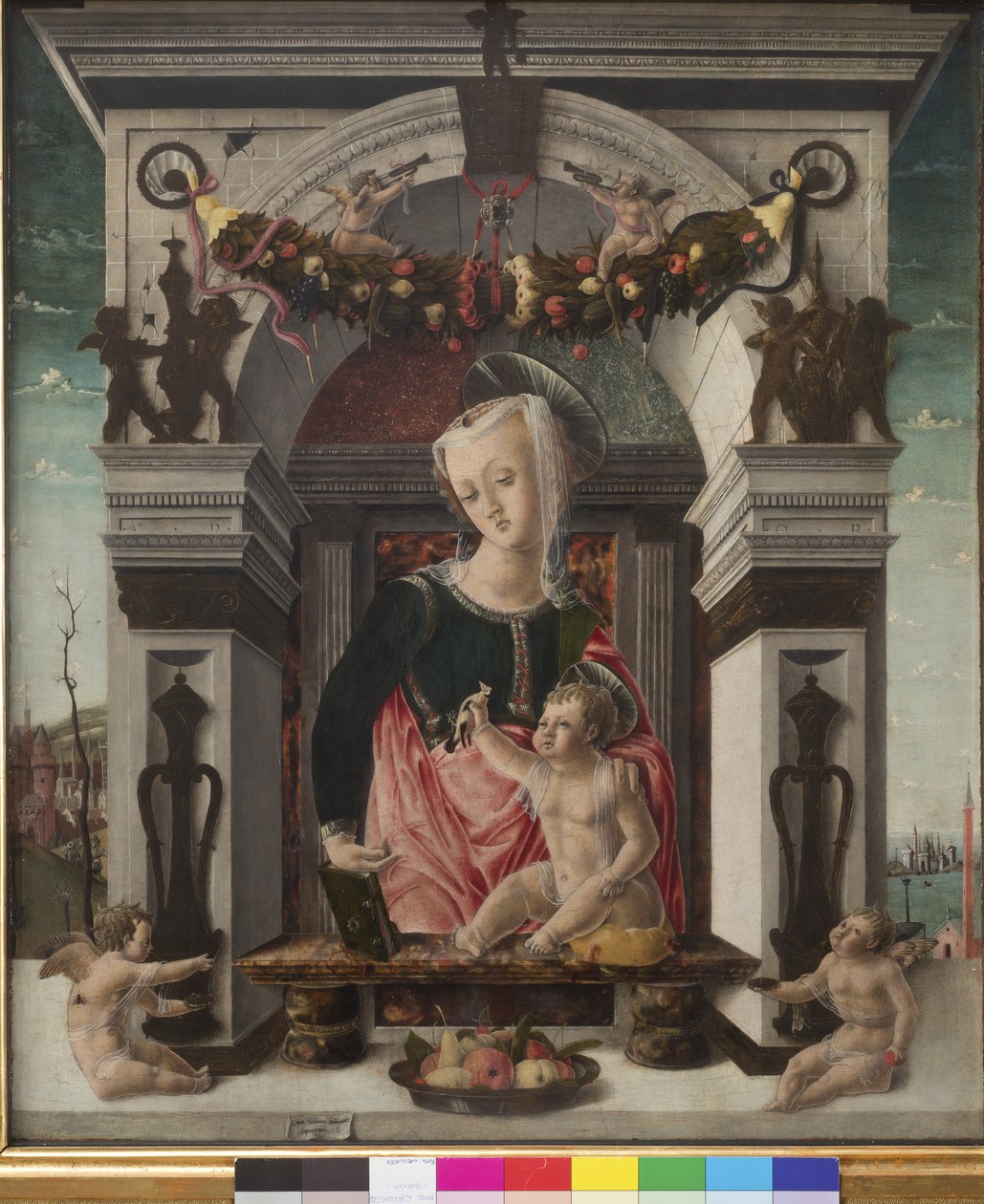 Madonna ja lapsi, 1456-60 tekijältä Giorgio Schiavone