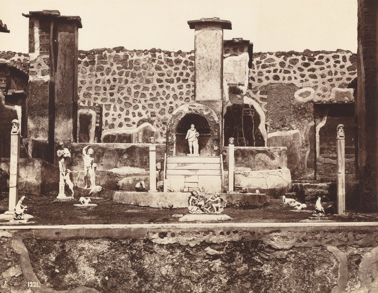 Marco Lucretiuksen talo, Pompei (Marco Lucretiuksen talo, Pompei) tekijältä Giorgio Sommer