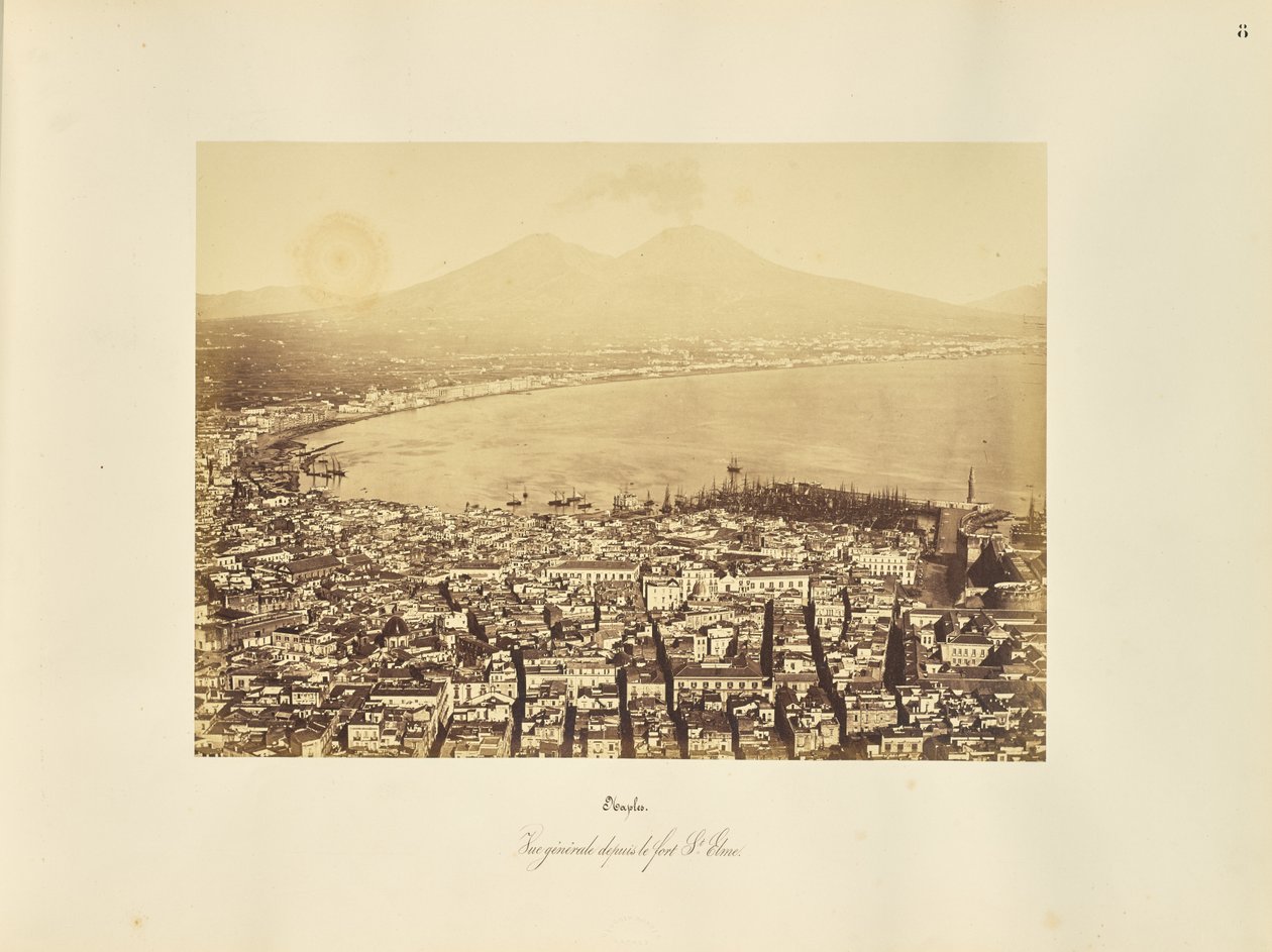Napoli. Yleisnäkymä St. Elmen linnakkeesta tekijältä Giorgio Sommer