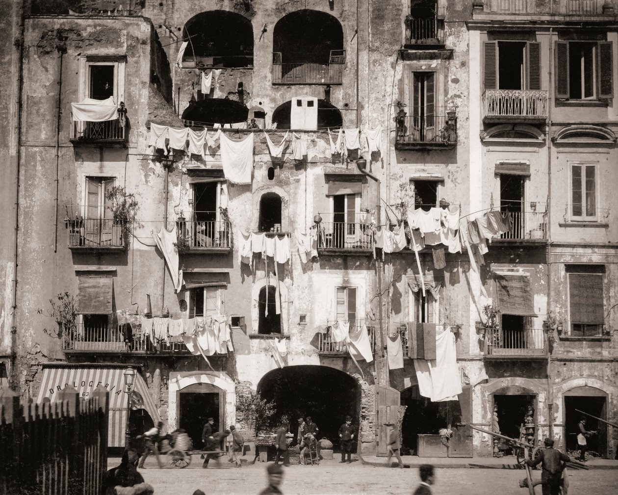 Katukuva, Napoli, Italia tekijältä Giorgio Sommer
