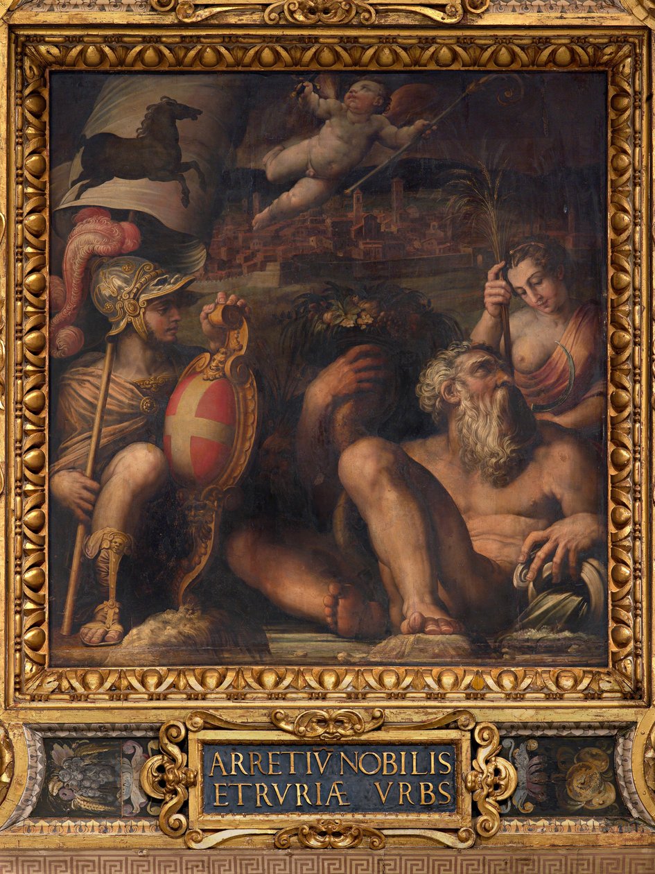 Allegoria Arezzosta tekijältä Giorgio Vasari