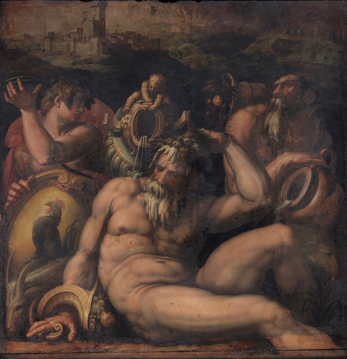 Chiantin allegoria, 1563-1565 tekijältä Giorgio Vasari