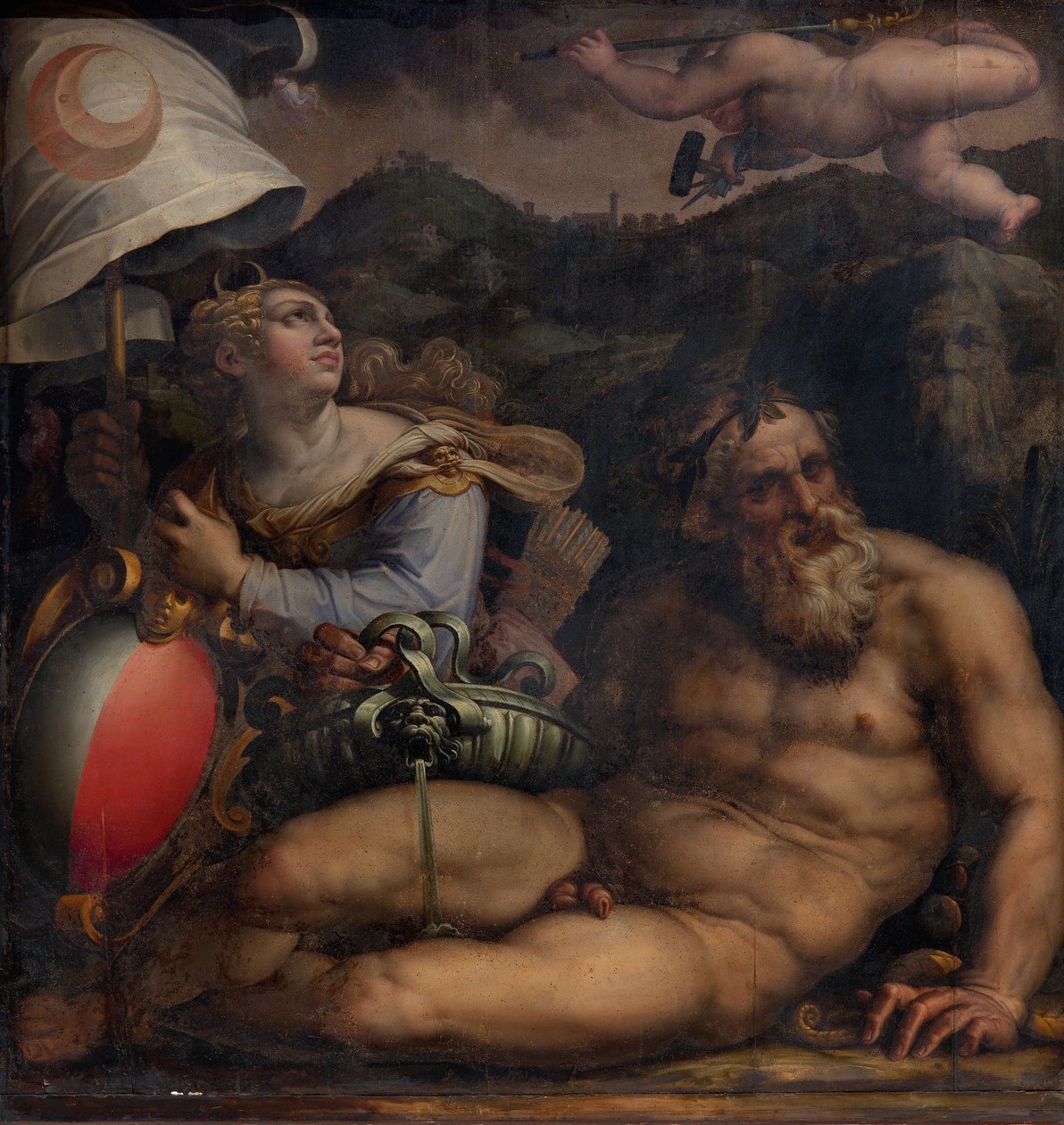 Fiesolen allegoria, 1563-1565 tekijältä Giorgio Vasari