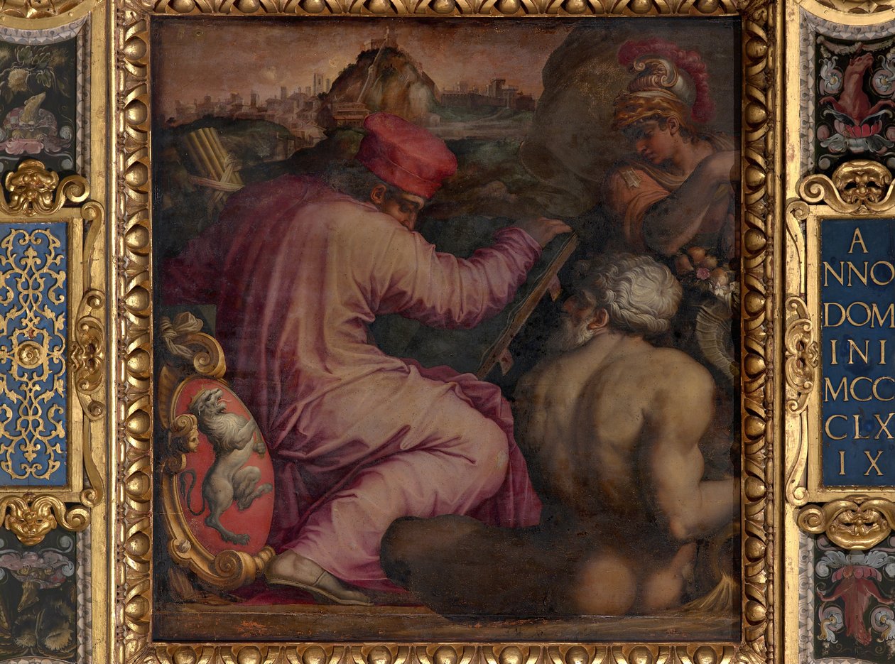 San Miniaton allegoria alemmassa Valdarnossa tekijältä Giorgio Vasari