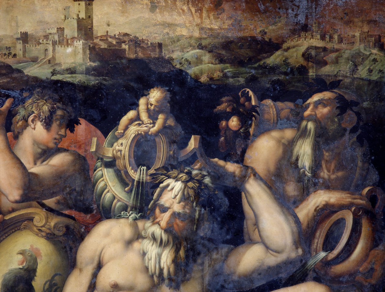 Allegoria Chiantin alueesta, Italiasta tekijältä Giorgio Vasari
