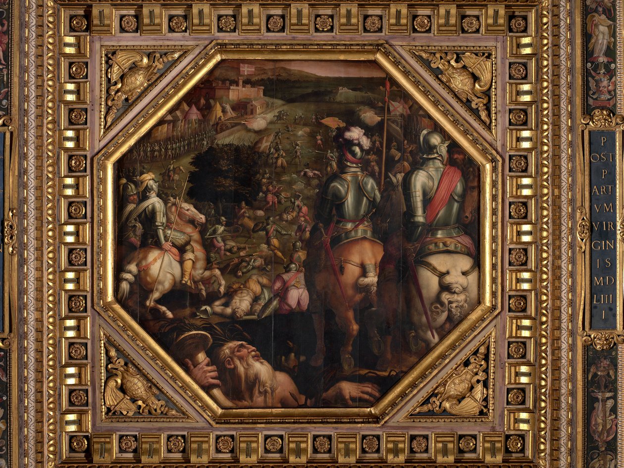 Marcianon taistelu Val di Chianassa tekijältä Giorgio Vasari