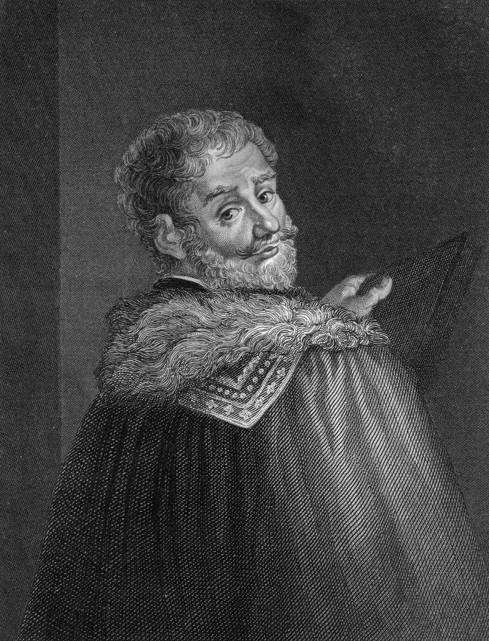 Benvenuto Cellini, kuvitus "Benvenuto Cellinin, firenzeläisen taiteilijan muistelmista", jonka on kääntänyt T. Roscoe vuonna 1847, kaivertanut Hinchcliff tekijältä Giorgio Vasari
