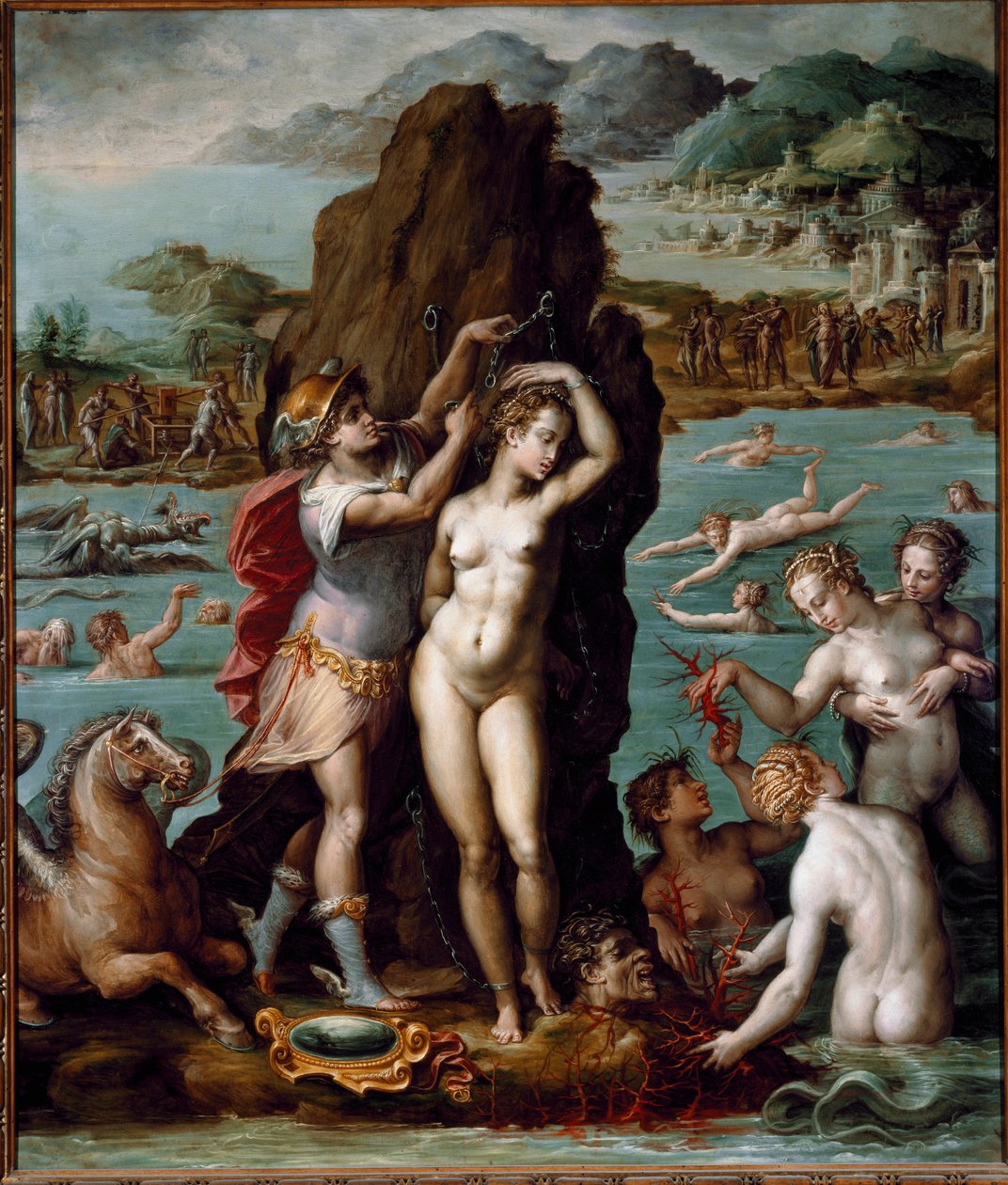 Perseus vapauttaa Andromedan tekijältä Giorgio Vasari