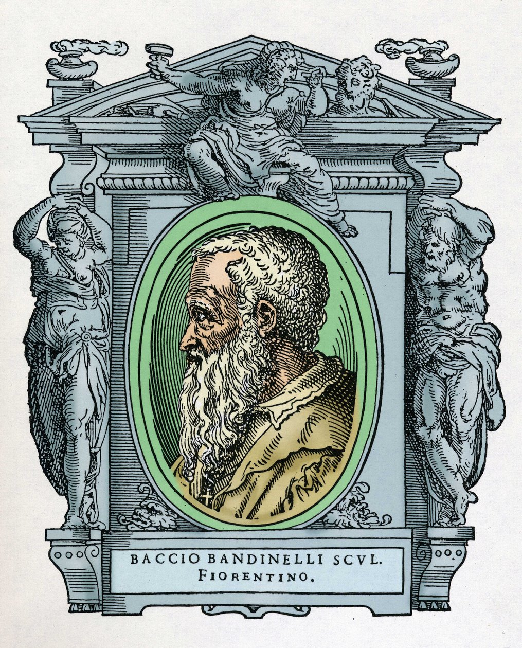 Baccio BANDINELLI (Firenze) muotokuva tekijältä Giorgio Vasari