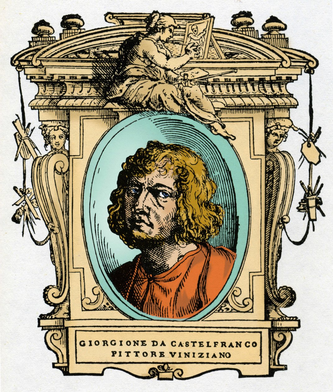Giorgionen muotokuva (Giorgio Zorzi tekijältä Giorgio Vasari