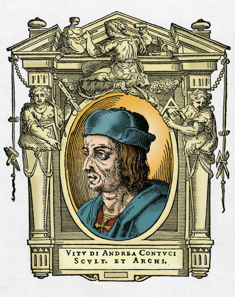 Jacopo Sansovinon muotokuva tekijältä Giorgio Vasari
