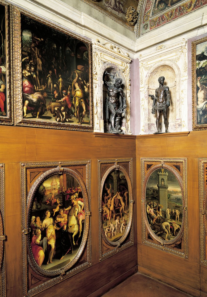 Studiolo (pieni tutkimus) Francesco I:stä, kirjoittanut Giorgio Vasari (1511-1574), Palazzo Vecchio, Firenze, Italia tekijältä Giorgio Vasari