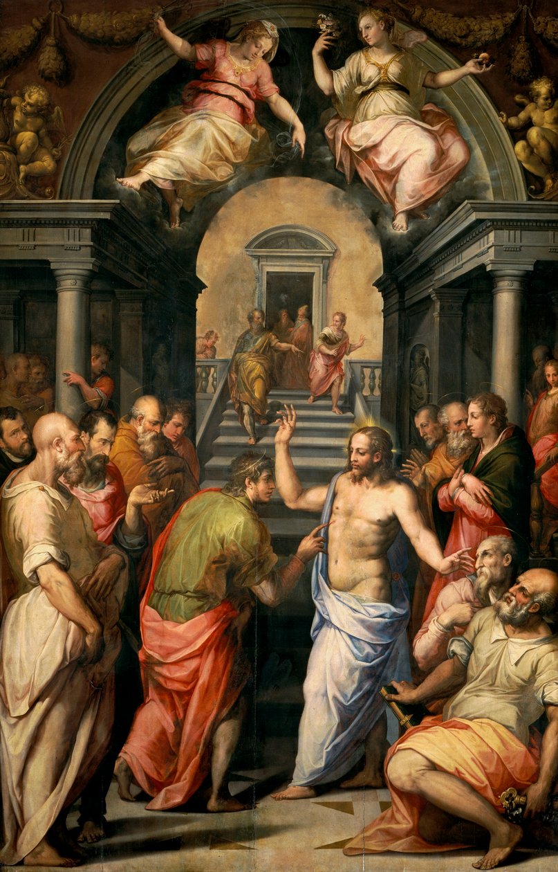 St. Thomasin uskomattomuus, 1572 tekijältä Giorgio Vasari