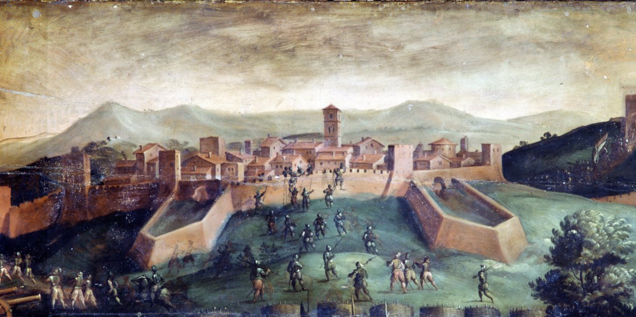 Casolen valloitus Italiassa tekijältä Giorgio Vasari