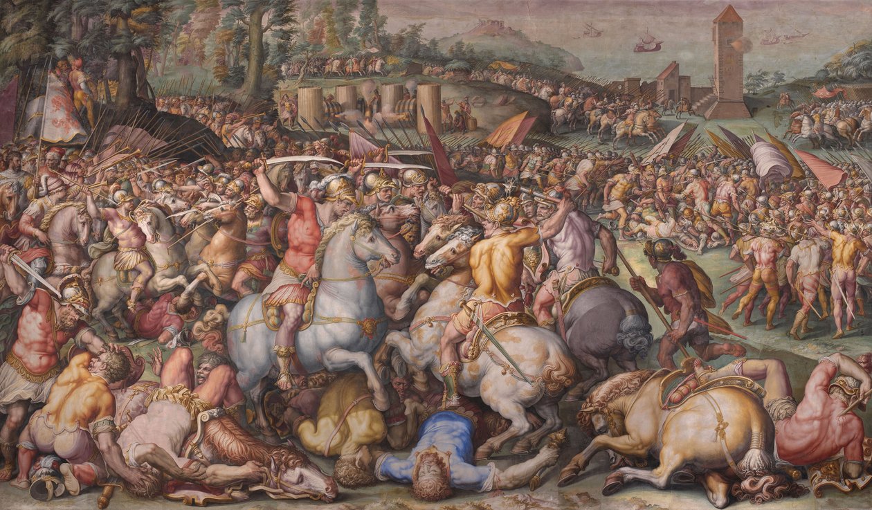 Pisalaisten karkotus Torre San Vincenzossa, 1568-1571 tekijältä Giorgio Vasari