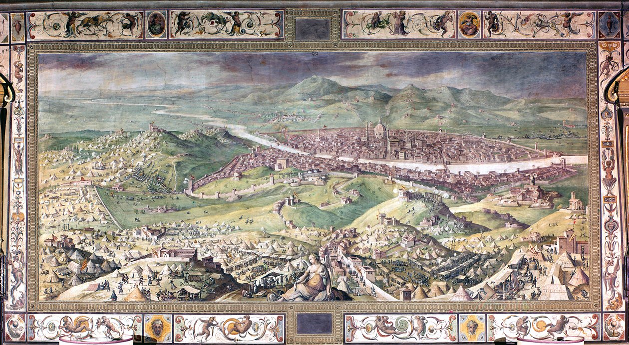 Firenzen piiritys vuonna 1530 tekijältä Giorgio Vasari