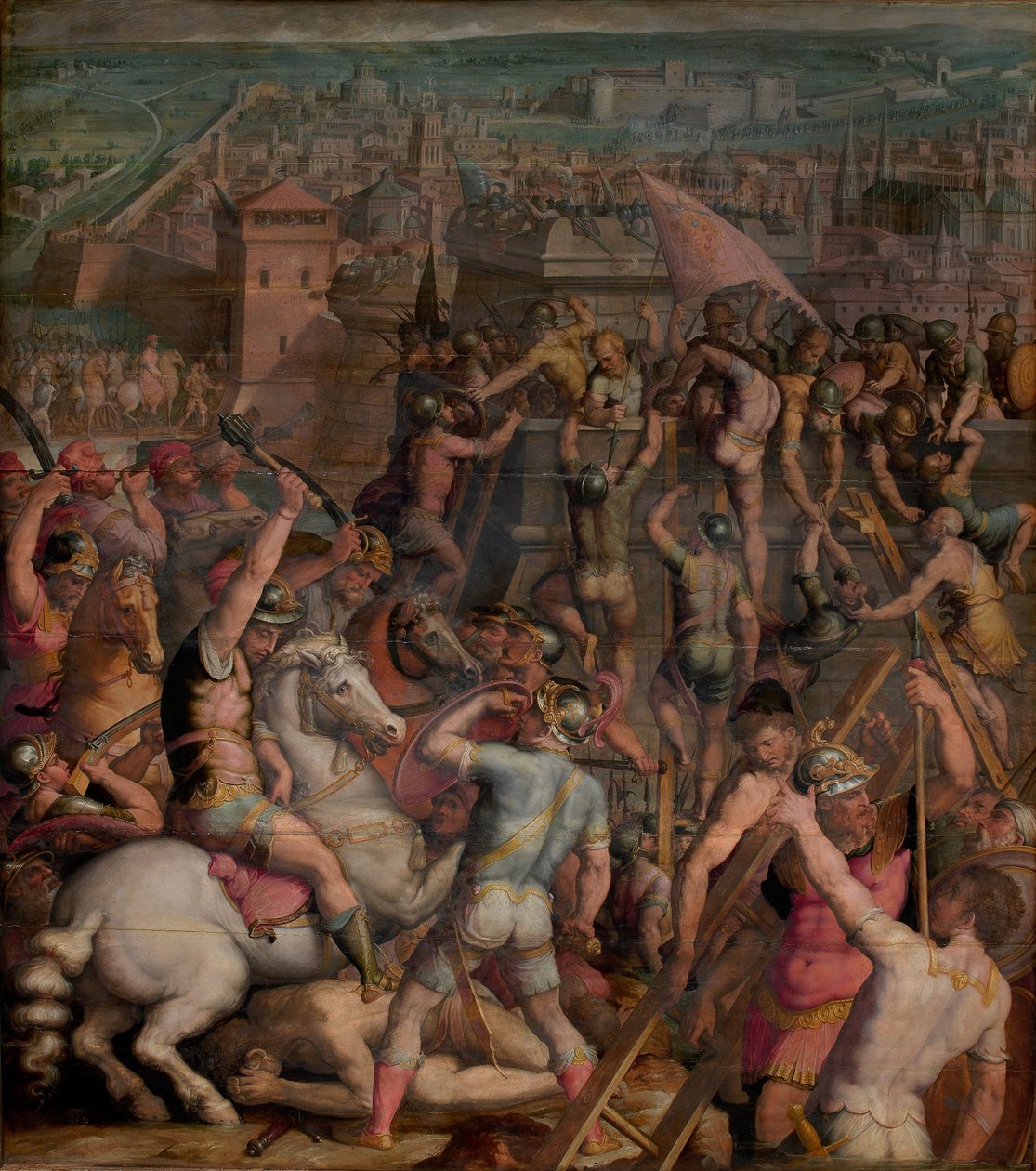 Milanon valloitus 1555-1562 tekijältä Giorgio Vasari