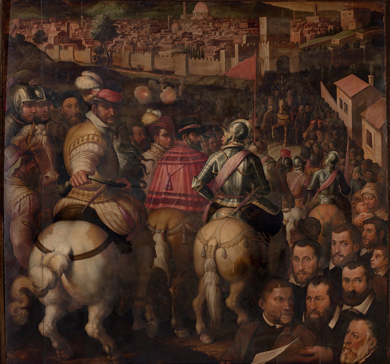 Sienan sodan voitto 1563-1565 tekijältä Giorgio Vasari