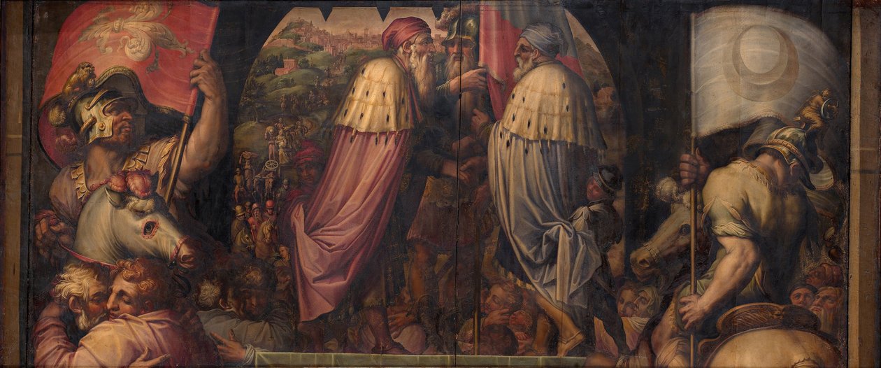 Firenzen ja Fiesolen liitto, 1563-1565 tekijältä Giorgio Vasari