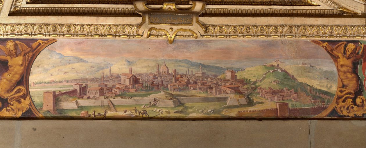 Näkymä Firenzestä, 1557-1558 tekijältä Giorgio Vasari