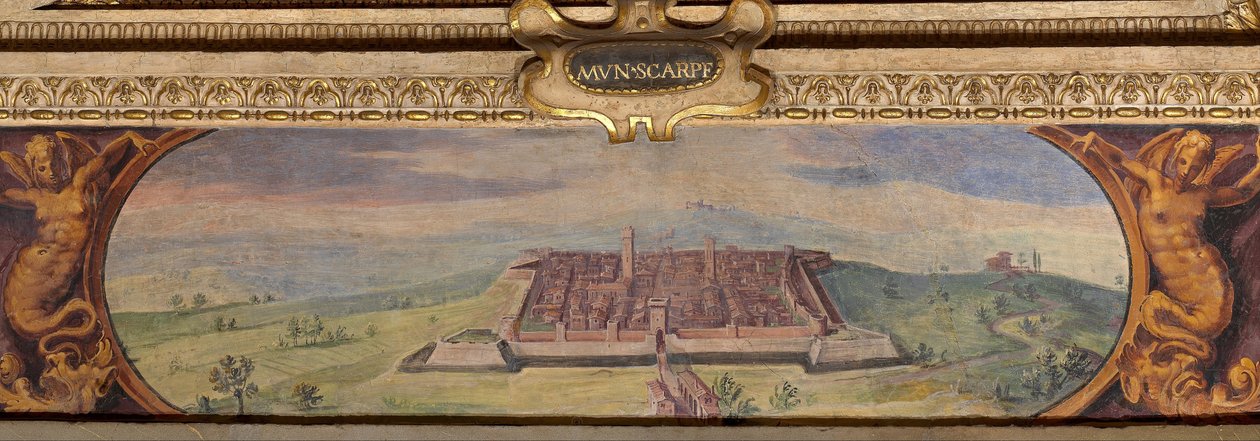Näkymä Scarperialle, 1557-1558 tekijältä Giorgio Vasari