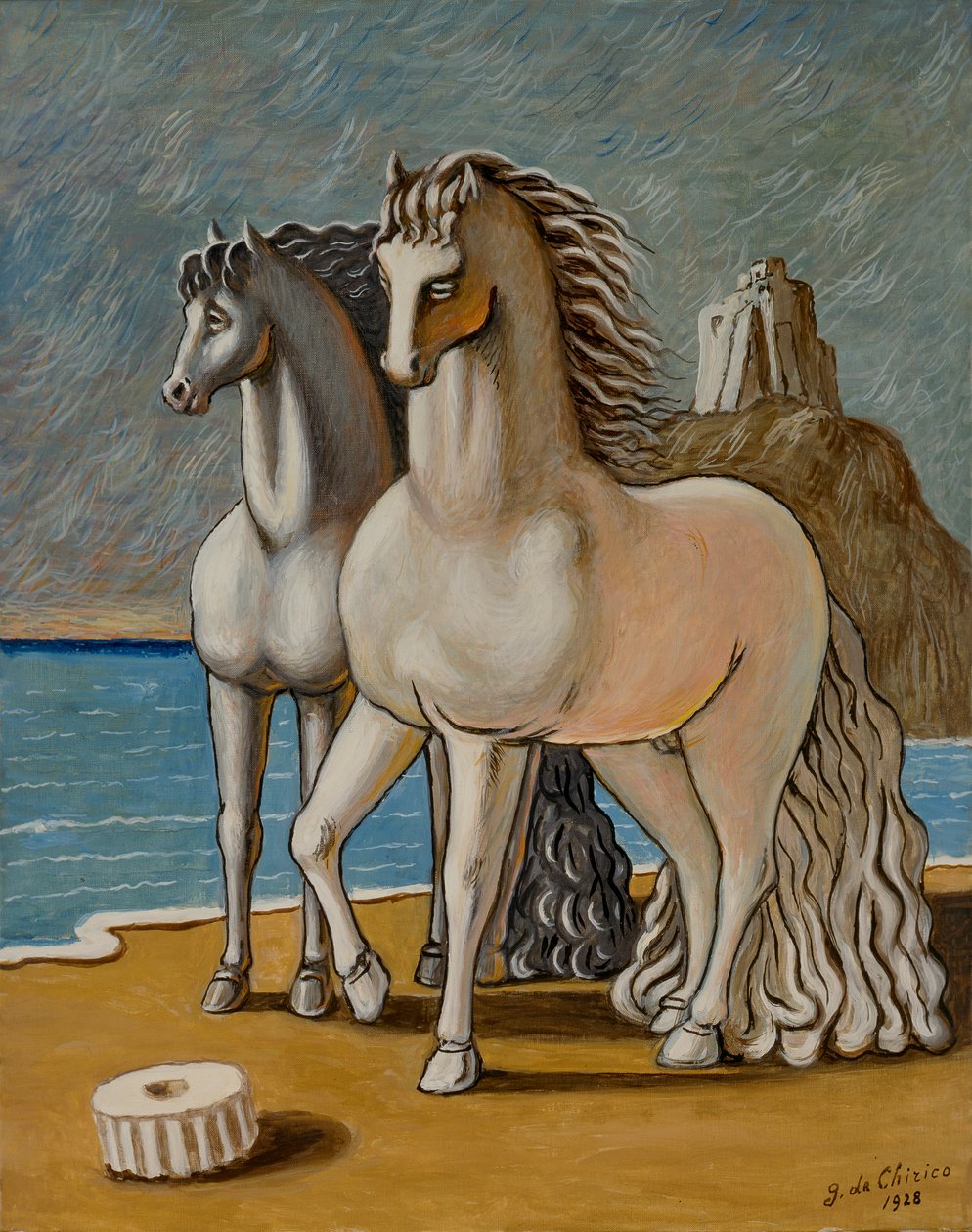 Muinaiset hevoset tekijältä Giorgio de Chirico