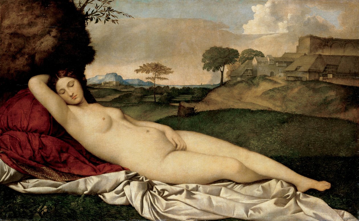 Venere dormiente tekijältä Giorgione da Castelfranco