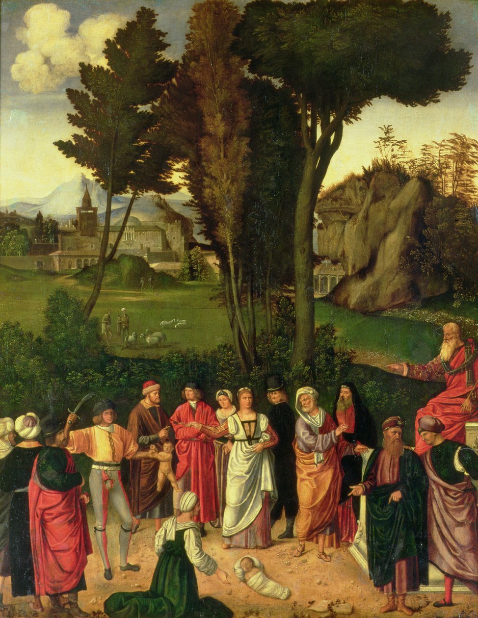Salomon tuomio, 1505 tekijältä Giorgione da Castelfranco