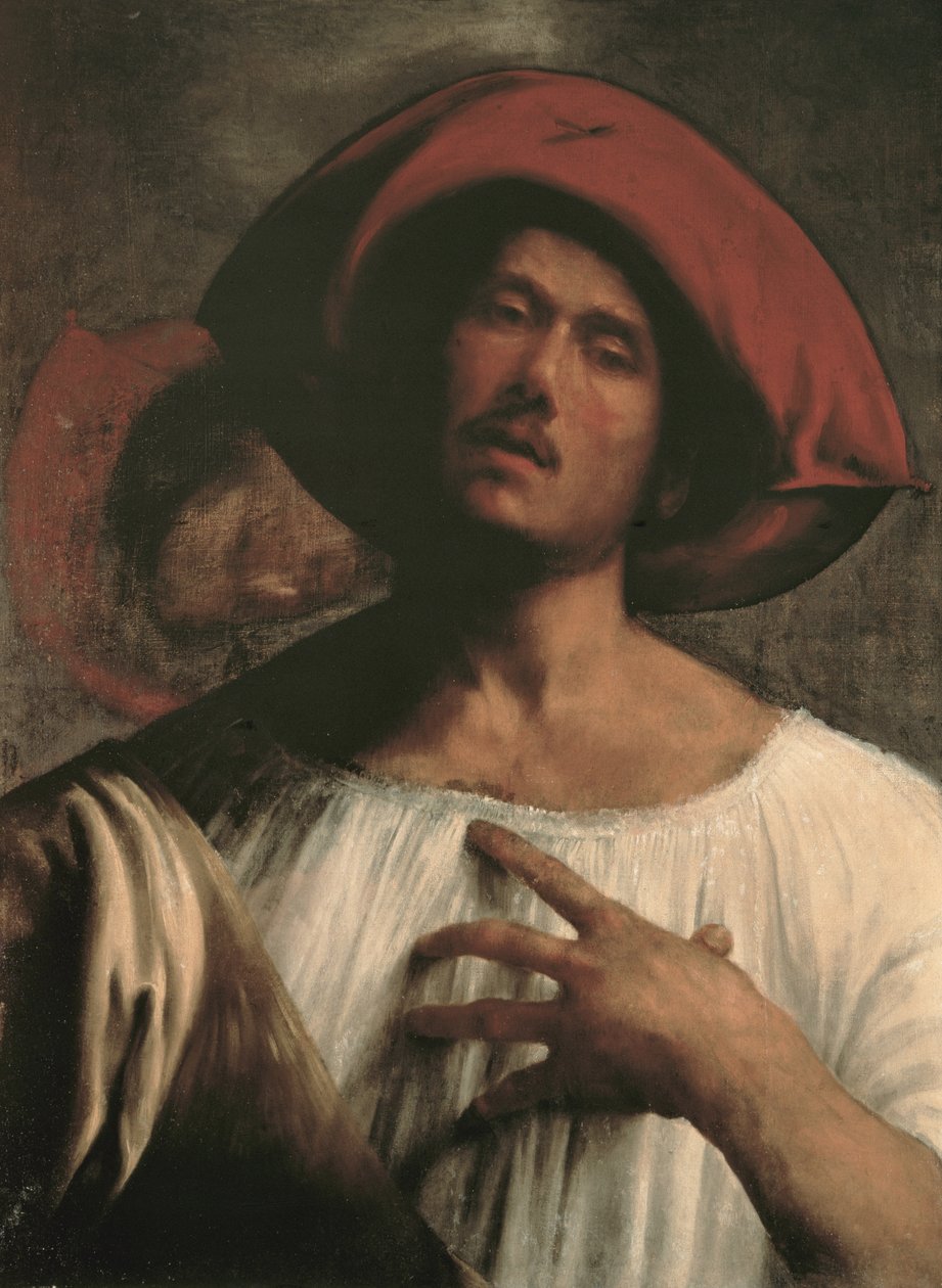 Nuori mies laulaa tekijältä Giorgione da Castelfranco