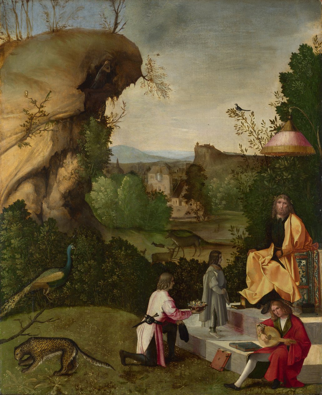 Kunnia runoilijalle, 1500-luvun alku. tekijältä Giorgione,