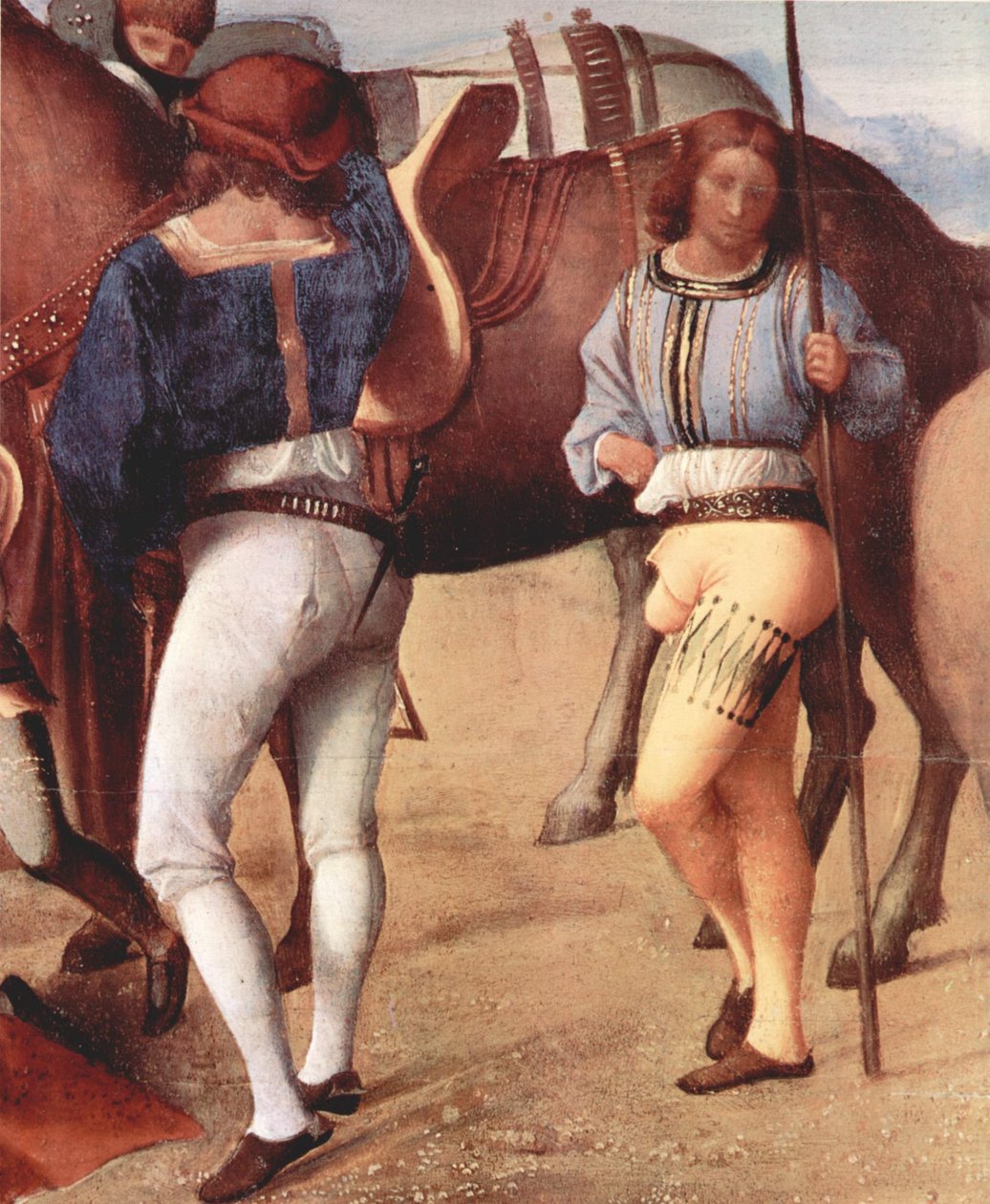Italian kieli: Adoration of the Magi Adoration of the Magi (Magien palvominen) tekijältä Giorgione