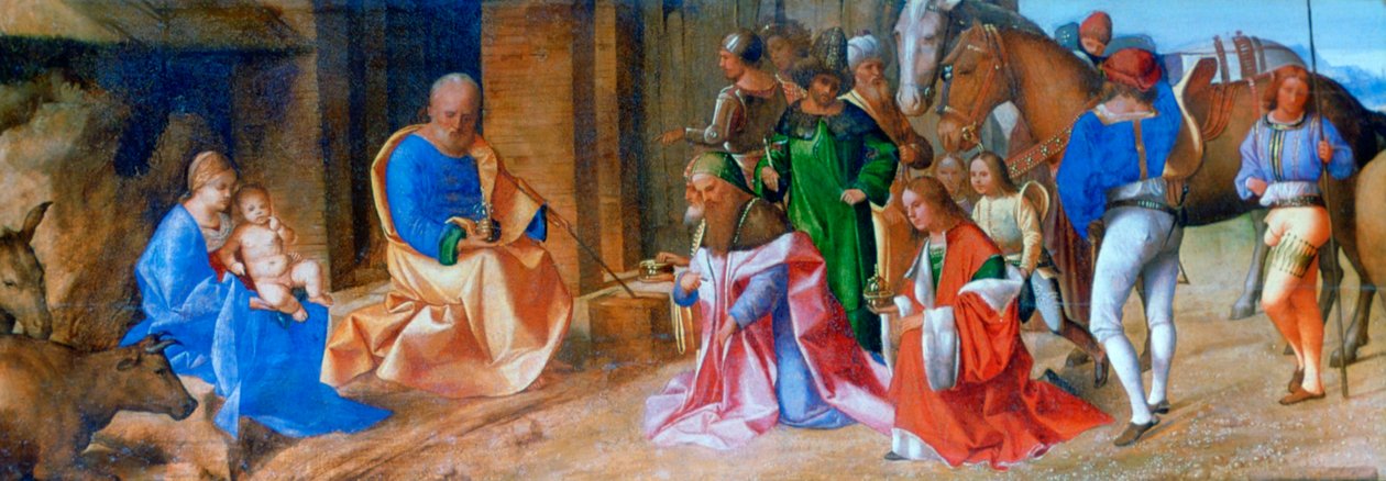Maagien palvonta, 1506-1507 tekijältä Giorgione da Castelfranco