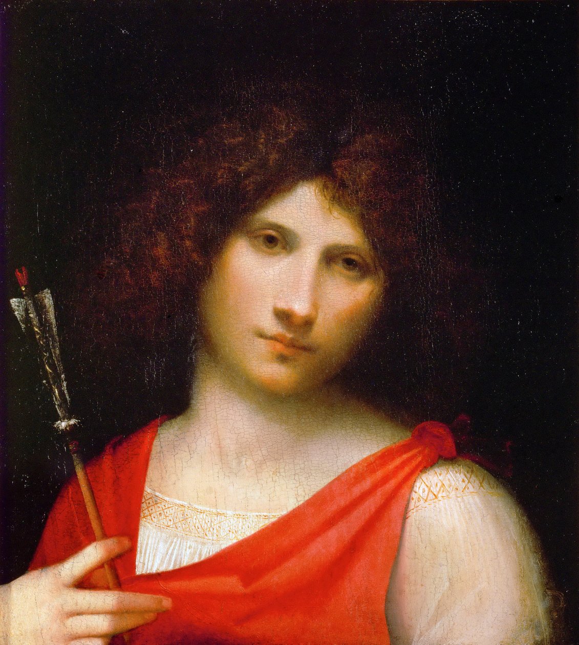 Nuori mies nuolen kanssa, c. 1505 tekijältä Giorgione da Castelfranco