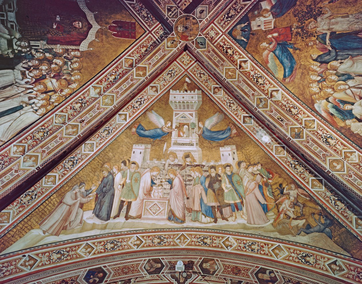 Allegoria siveydestä, noin 1330 tekijältä Giotto di Bondone