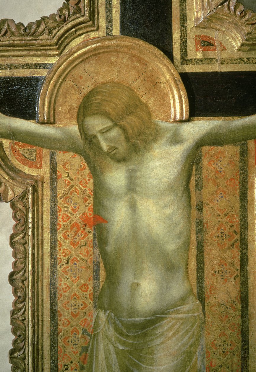 Krusifiksi, Kristuksen yksityiskohta, 1317 tempera paneelissa tekijältä Giotto di Bondone
