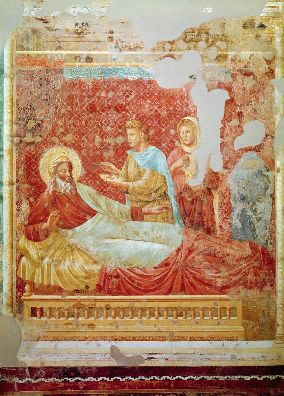 Iisak hylkää Esaun, n. 1288 tekijältä Giotto di Bondone