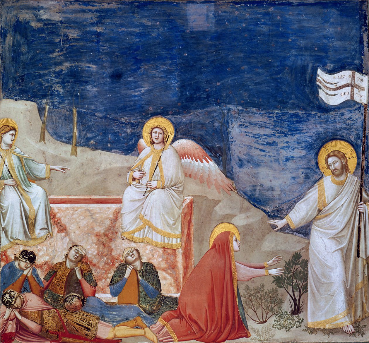 Älä koske minuun, n. 1305 tekijältä Giotto di Bondone