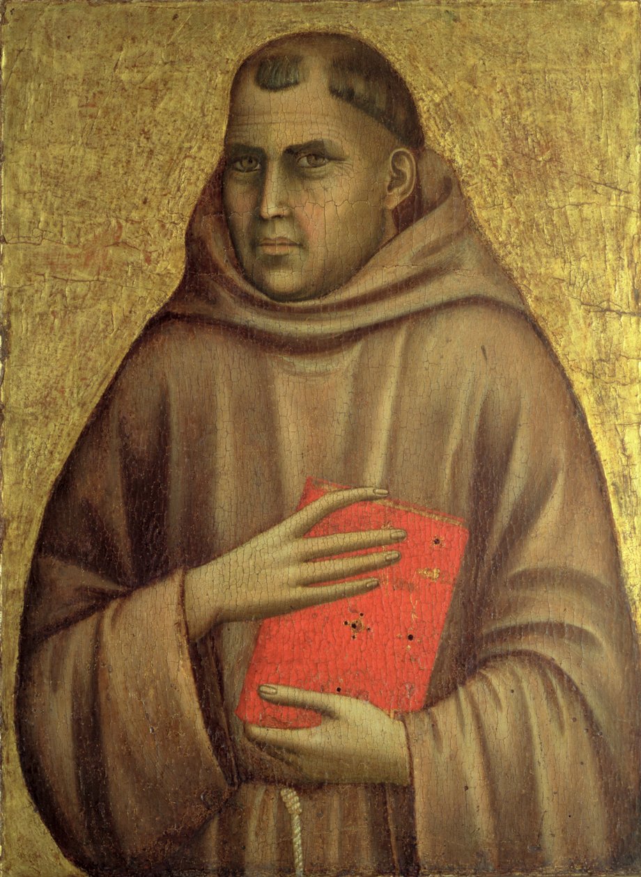 St. Anthony Abbot (n. 251-356) n. 1295 (tempera paneelissa) tekijältä Giotto di Bondone