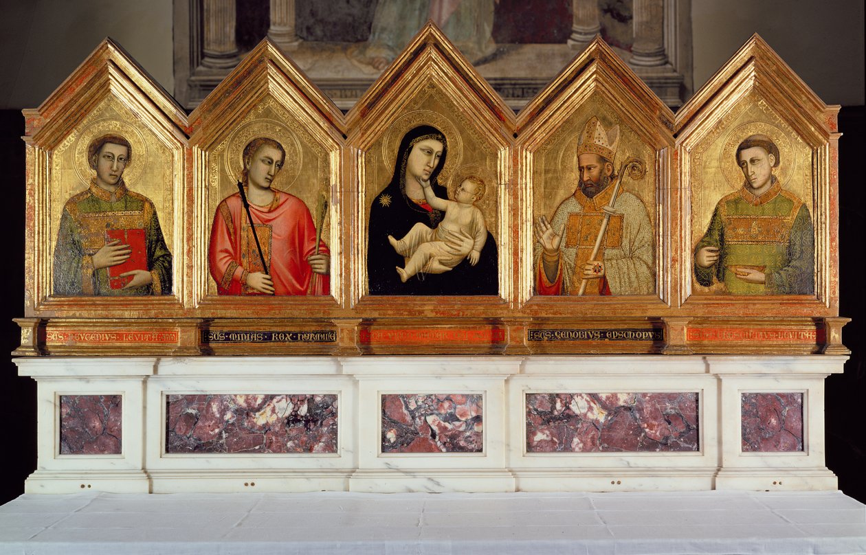 St. Reparata Polyptych (katso myös 65558-69) tekijältä Giotto di Bondone